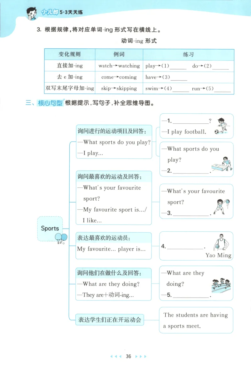 四年级英语上册冀教版25秋《53天天练》_25秋小学语数英习题试卷_英语_冀教版_3-6年级英语上册冀教版25秋《53天天练》_四年级英语上册冀教版25秋《53天天练》