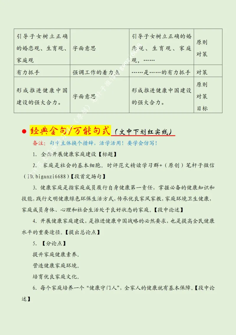 0518---标注绿-全面开展健康家庭建设_2026考公资料_（57）申论材料_00、笔杆子晨读材料_2024笔杆子晨读_笔杆子5月时政_0518全面开展健康家庭建设