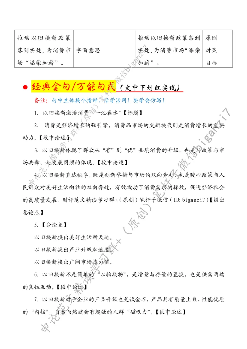 1028---标注白-以旧换新激活消费&ldquo;一池春水&rdquo;_2026考公资料_（57）申论材料_00、笔杆子晨读材料_2024笔杆子晨读_笔杆子10月时政_1028以旧换新激活消费&ldquo;一池春水&rdquo;话题：高质量发展