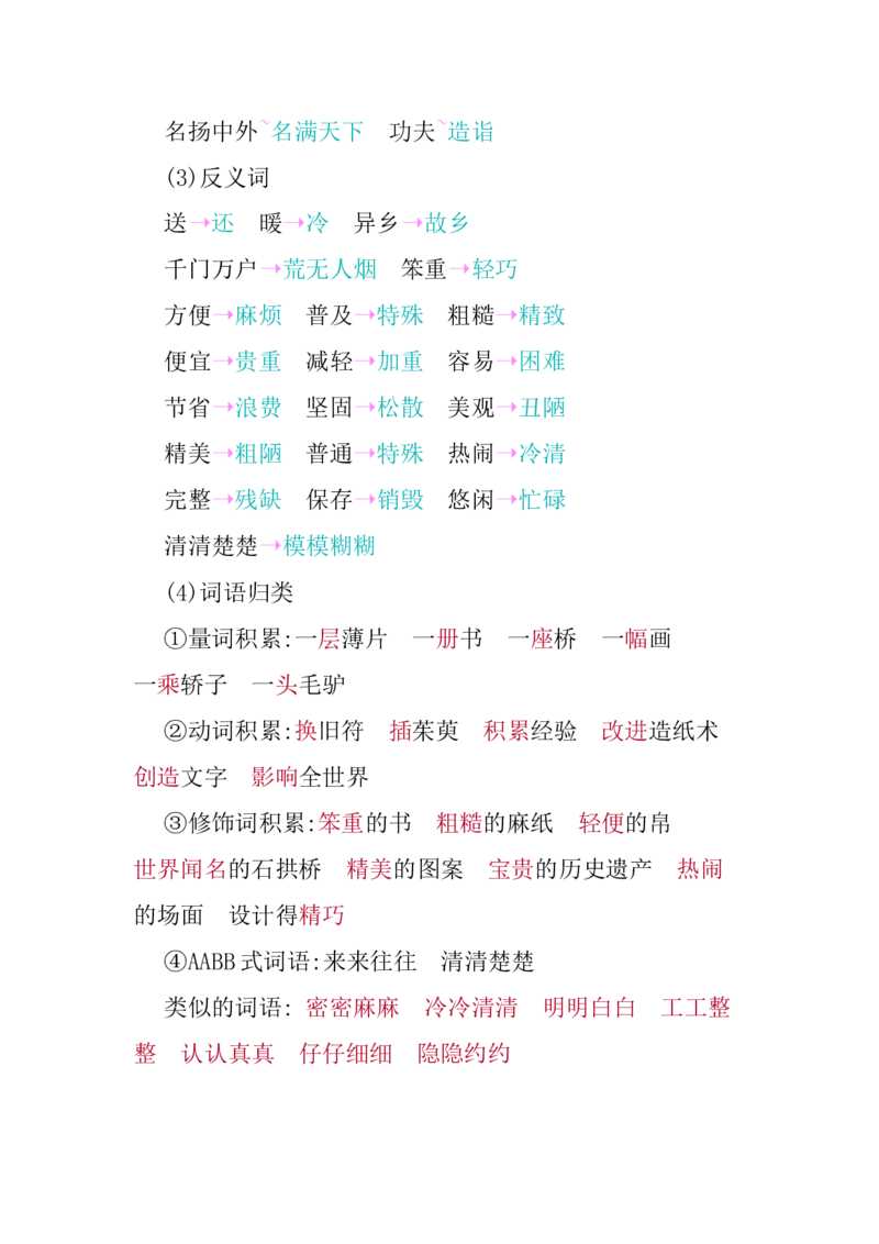 第三单元知识小结_三年级上下册资料_小学三年级学习资料-25年更新版_3-02、小学三年级语文下册_3-2-1、学习资料、复习、知识点、归纳汇总_语文3年级1-8单元知识小结