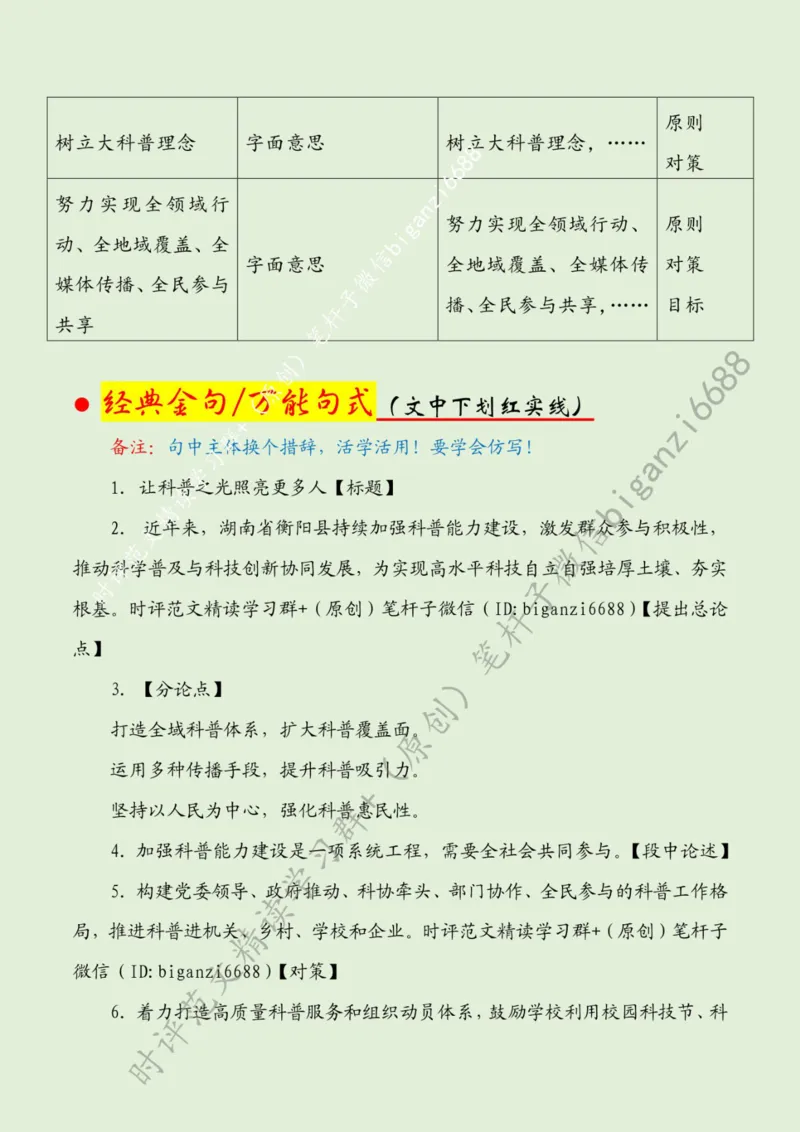 0612---标注绿-让科普之光照亮更多人_2026考公资料_（57）申论材料_00、笔杆子晨读材料_2024笔杆子晨读_笔杆子6月时政_0612让科普之光照亮更多人