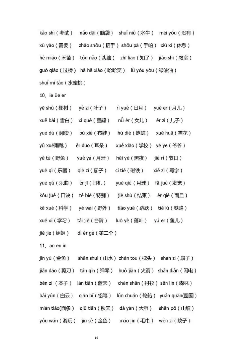 部编版一年级上册语文单元知识整理复习资料_一年级上下册资料_小学一年级学习资料-25年更新版_1-01、小学一年级语文上册_01、知识汇总