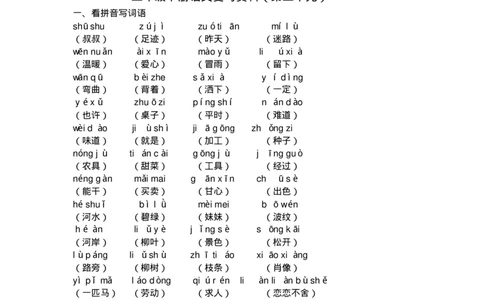 部编版二年级下册语文期末复习(全册知识点汇总)_二年级上下册资料_小学二年级学习资料-25年更新版_2-02、小学二年级语文下册_2-2-1、复习、知识点、归纳汇总