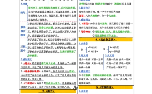 课课贴+彩色版（完整28课）三下语文(2)_三年级上下册资料_三年级下册小红书同款资料_三下语文