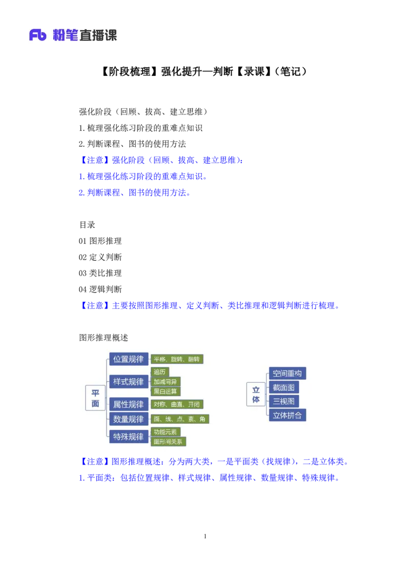 强化提升判断_2026考公资料_（10）粉笔_2025粉笔国考省考980（课＋笔记）_粉笔980（25多省）_12025FB浙江省考980系统班_2.全强化提升_强化提升梳理课_讲义笔记