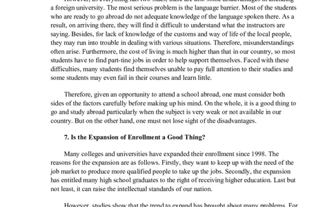 英语四六级考试21篇经典必备范文_六级_六级写作专项_六级写作