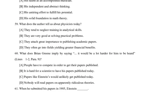 2010年12月英语六级阅读真题-已解锁_六级_六级仔细阅读_六级阅读（2010-2014）_2010.12六级