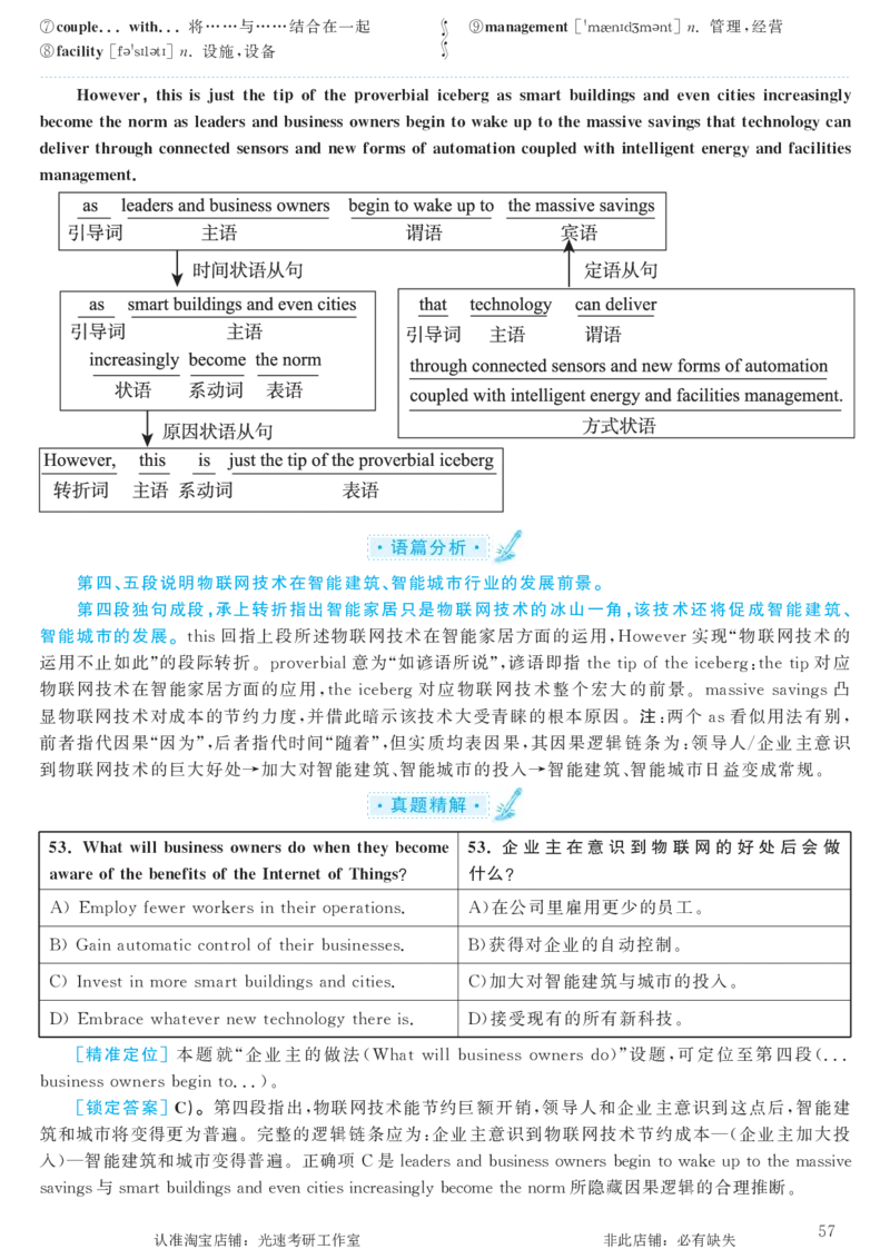 2017.12英语六级仔细阅读解析第2套_六级_六级仔细阅读_旧英语六级仔细阅读_六级仔细阅读真题解析