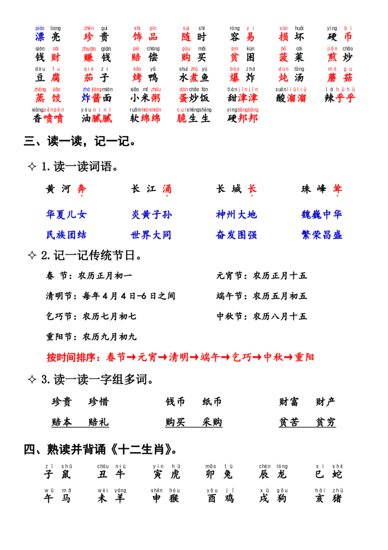 （二下）读背作业6_二年级上下册资料_小学二年级学习资料-25年更新版_2-02、小学二年级语文下册_2-2-1、复习、知识点、归纳汇总_二下周末读背作业（全册）