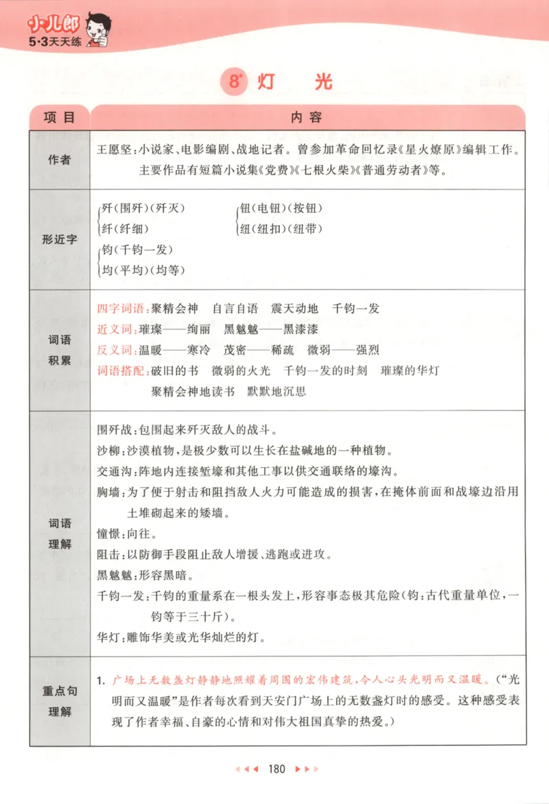 六年级语文上册人教版25秋《53天天练》课堂笔记_25秋小学语数英习题试卷_语文_1-6年级语文上册人教版25秋《53天天练》_六年级语文上册人教版25秋《53天天练》