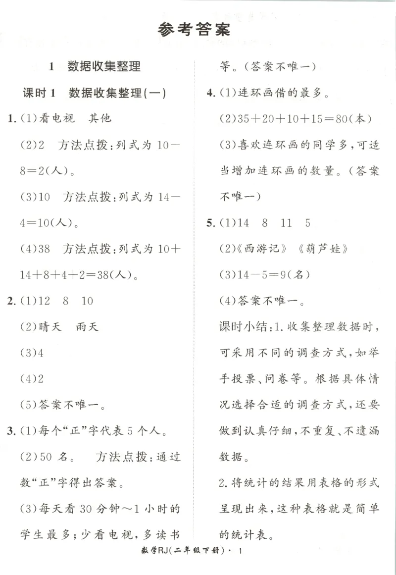 黄冈360&deg;定制课时.数学二年级.下册_二年级上下册资料_53黄冈多个品牌系列资料_数学