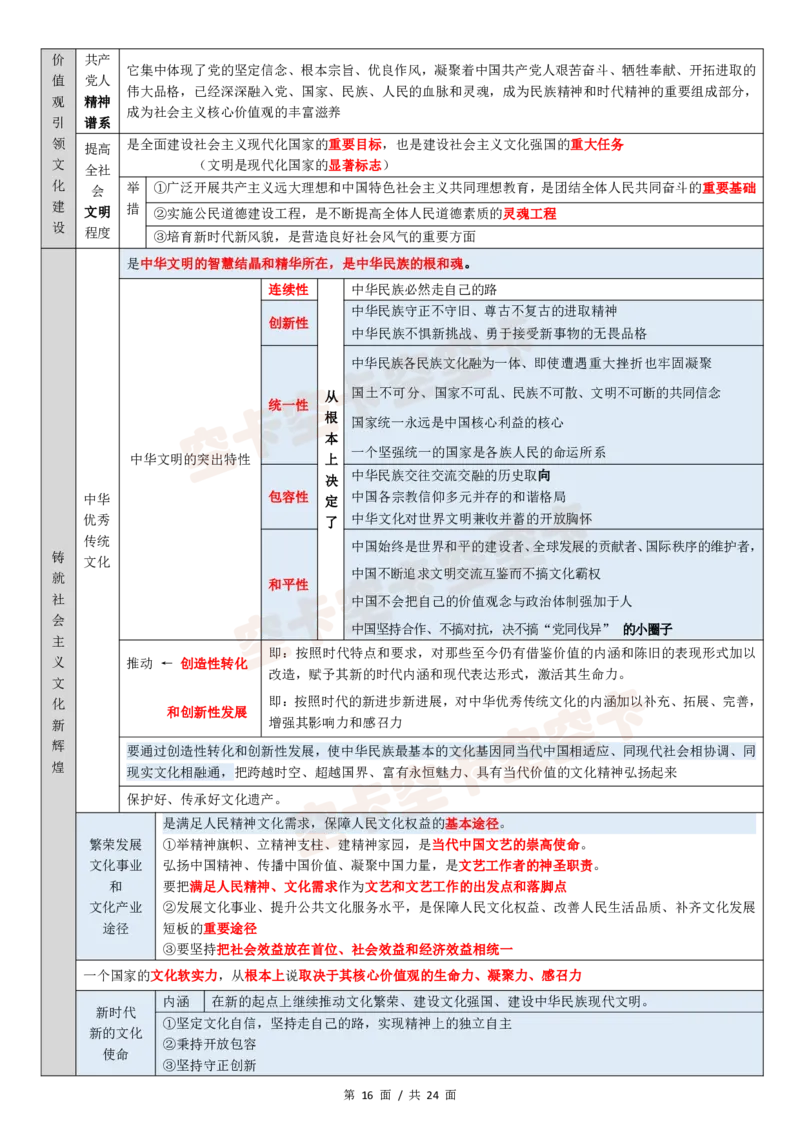 143147974998194新思想12页纸空卡原创_2026考公资料_（49）政治理论合集_政治理论合集_空卡政治9.9考研救命资料包（政治理论可看）