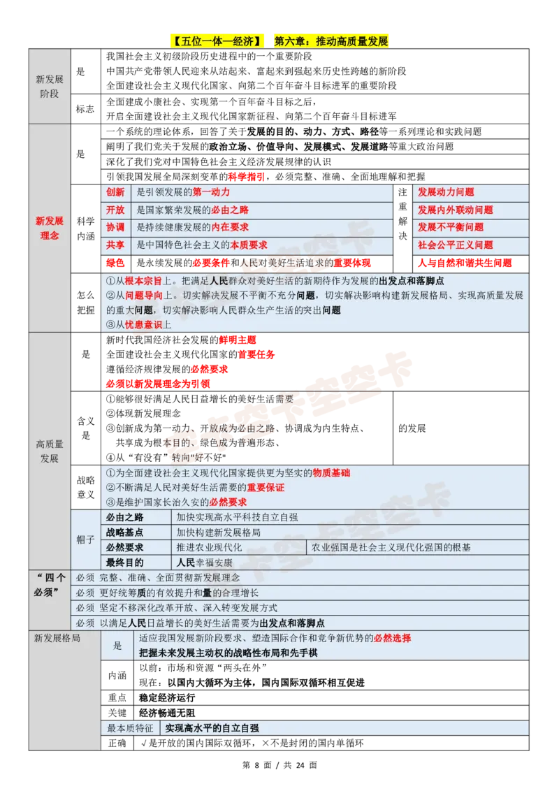 143147974998194新思想12页纸空卡原创_2026考公资料_（49）政治理论合集_政治理论合集_空卡政治9.9考研救命资料包（政治理论可看）