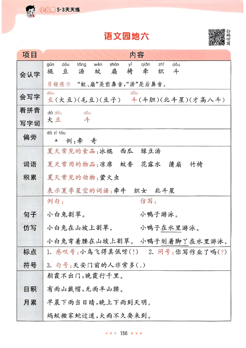 课堂笔记1下_一年级上下册资料_53黄冈多个品牌系列资料_语文