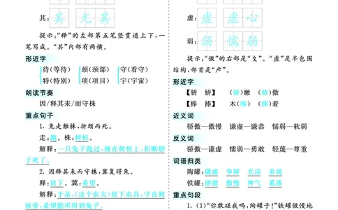 第2单元核心考点清单_三年级上下册资料_小学三年级学习资料-25年更新版_3-02、小学三年级语文下册_3-2-1、学习资料、复习、知识点、归纳汇总_语文3年级1-8单元考核清单