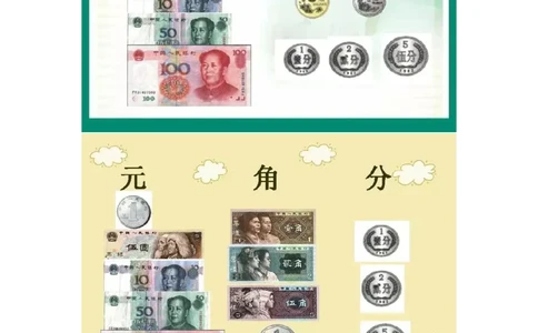 认识人民币_一年级上下册资料_小学一年级学习资料-25年更新版_1-04、小学一年级数学下册_1-4-2、练习题、作业、试题、试卷_通用_一年级下册-认识人民币