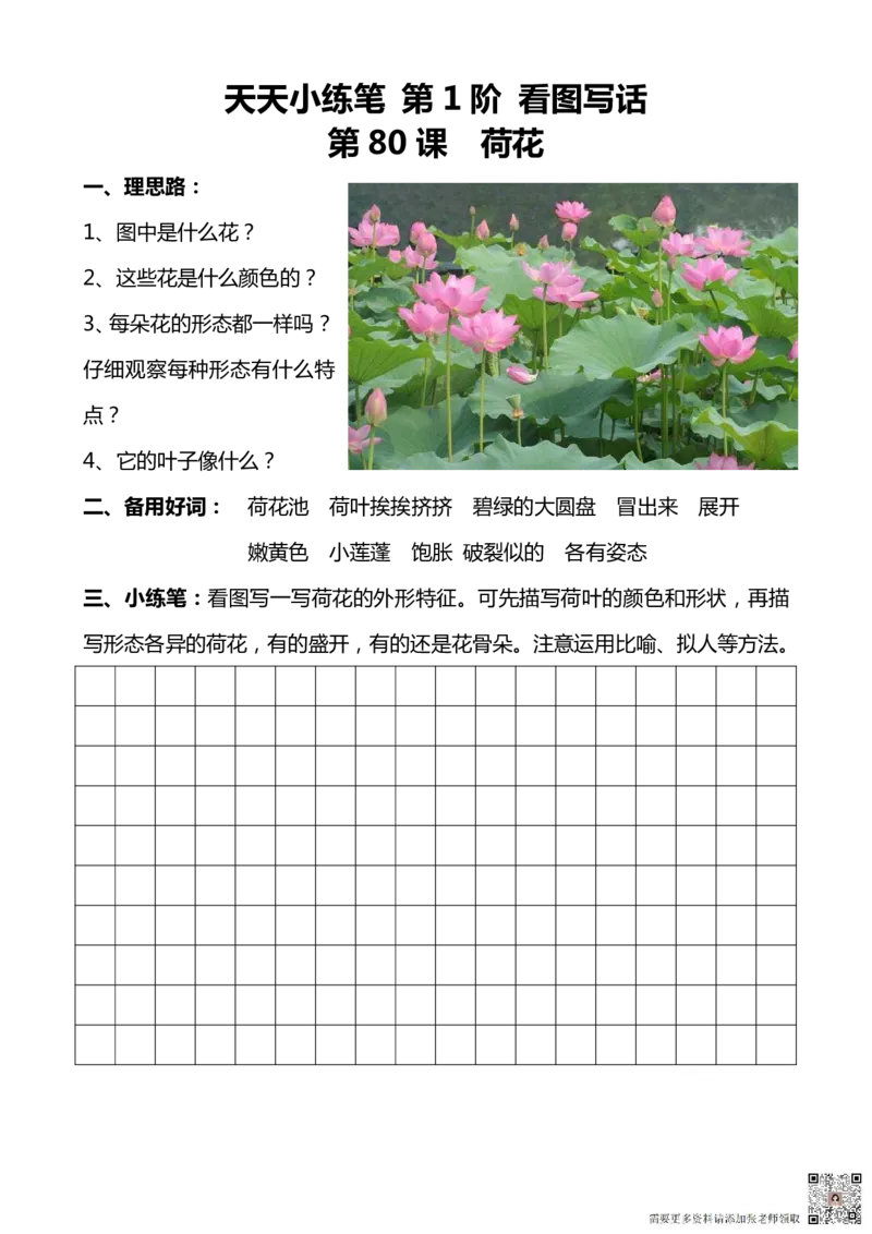 看图写话100篇天天小练笔_一年级上下册资料_一年级上册小红书同款资料_一年级上册资料
