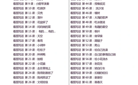 看图写话100篇天天小练笔_一年级上下册资料_一年级上册小红书同款资料_一年级上册资料