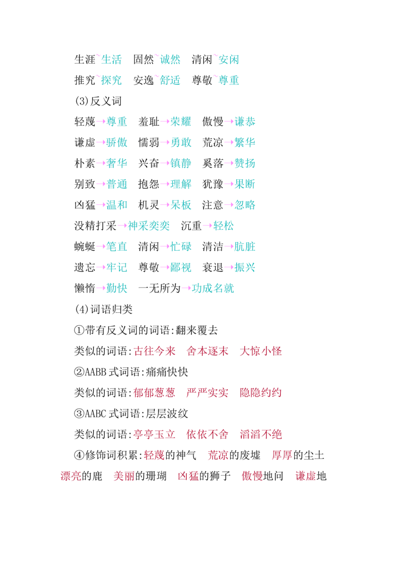 第二单元知识小结_三年级上下册资料_小学三年级学习资料-25年更新版_3-02、小学三年级语文下册_3-2-1、学习资料、复习、知识点、归纳汇总_语文3年级1-8单元知识小结