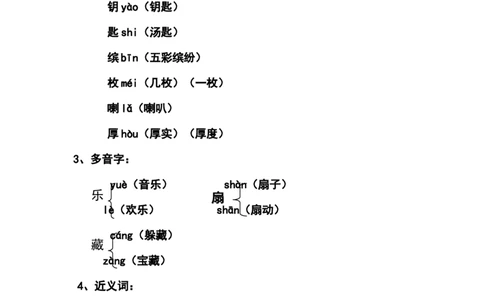 部编版小学三年级上册语文语文第6课《秋天的雨》课文知识点总结和生字解读_三年级上下册资料_小学三年级学习资料-25年更新版_3-01、小学三年级语文上册_3-1-1、复习、知识点、归纳汇总