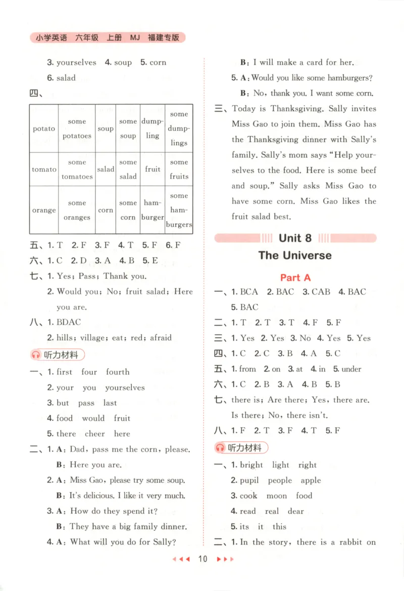 六年级英语上册闽教版25秋《53天天练》答案_25秋小学语数英习题试卷_英语_3-6年级英语上册闽教版25秋《53天天练》_六年级英语上册闽教版25秋《53天天练》