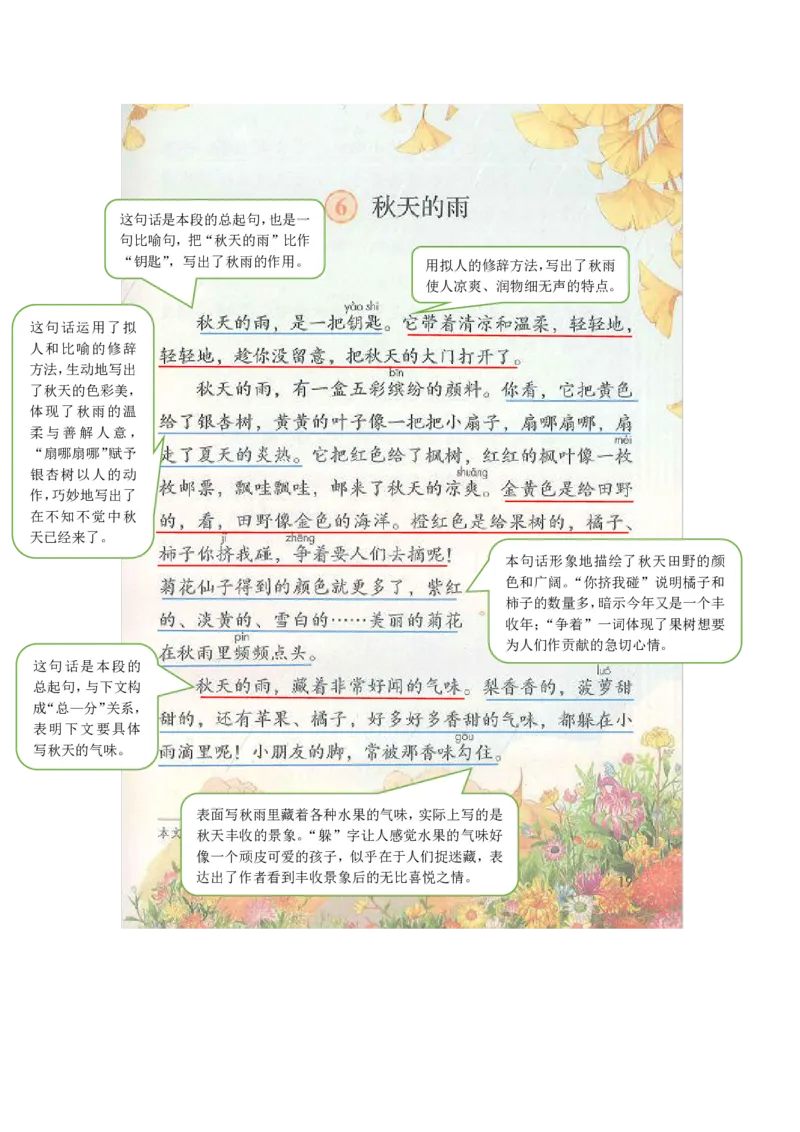 部编版三（上）全册课堂笔记_三年级上下册资料_小学三年级学习资料-25年更新版_3-01、小学三年级语文上册_3-1-1、复习、知识点、归纳汇总