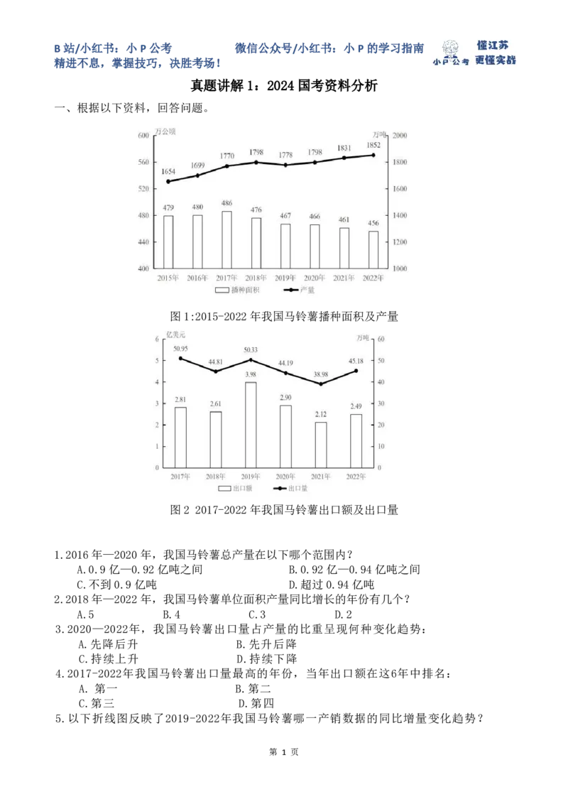 1-4刷题题本_2026考公资料_（12）小p公考_2025合集_行测小p公考（P神）公众号：上岸总站_资料分析刷题课（持续更新）_讲义