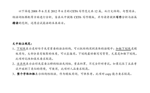 大学英语六级考试必背范文_六级_六级写作专项_六级写作