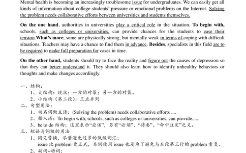 大学英语六级考试必背范文_六级_六级写作专项_六级写作
