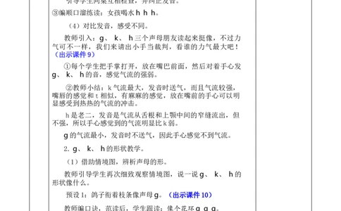 汉语拼音5gkh优质版教案_25秋七彩课堂统编版语文一年级上册教学资源包_七彩课堂统编版语文一年级上册教案_优质版教案_第三单元