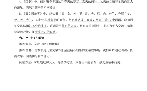 第五单元核心知识点_25秋七彩课堂统编版语文一年级上册教学资源包_七彩课堂统编版语文一年级上册习题_单元知识小结_第五单元知识小结