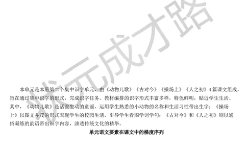 识字5动物儿歌教案_一年级上下册资料_小学一年级学习资料-25年更新版_1-02、小学一年级语文下册_3-6-2-3、课件、讲义、教案_《状元大课堂教案》1b_第五单元