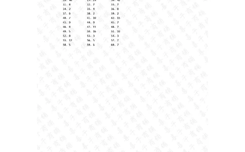 表内乘除混合第41~60篇答案_小学数学口算竖式脱式计算应用题一二三四五六年级上下册电_小学数学口算题库电子版（1-6）_小学数学口算二年级_口算题适合2年级