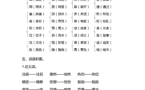 部编版语文三年级上册第八单元知识要点归纳_三年级上下册资料_小学三年级学习资料-25年更新版_3-01、小学三年级语文上册_3-1-1、复习、知识点、归纳汇总