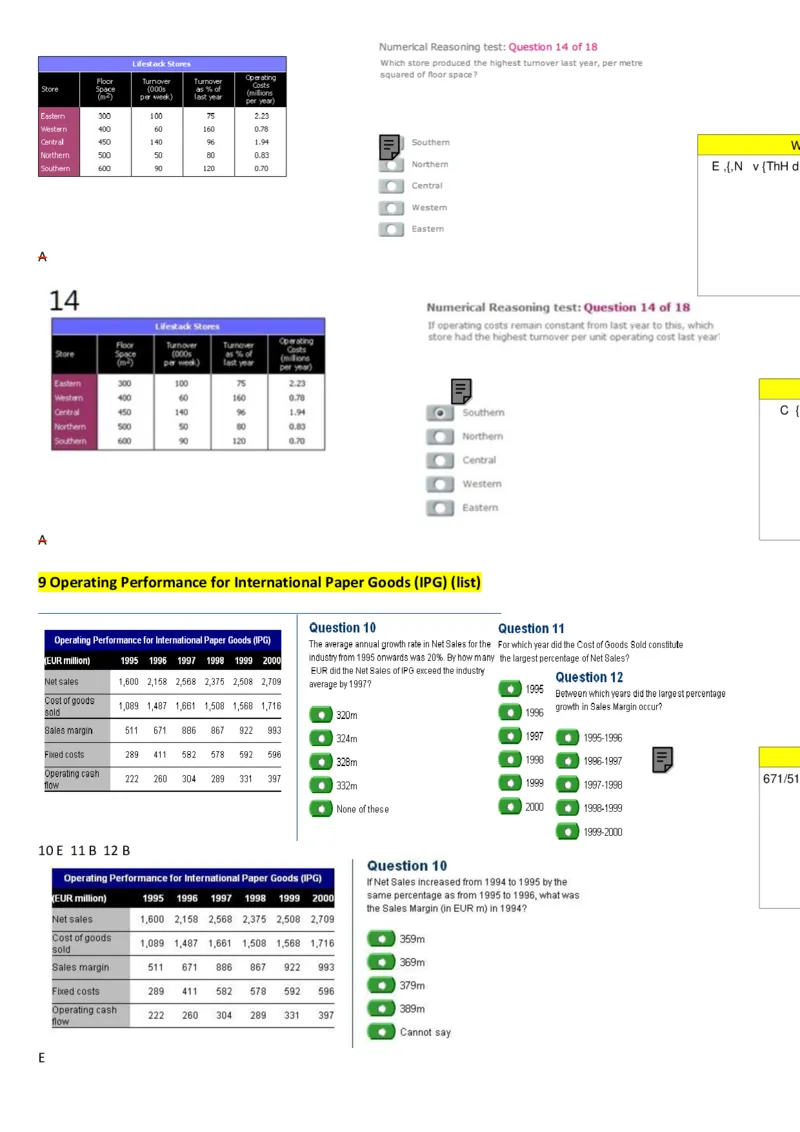100%命中2014PWC德勤汇丰2014大题库_11、SH-1汇总_11、SH-1汇总_PWC重点内容（也适用于其他公司）_Numerical重点