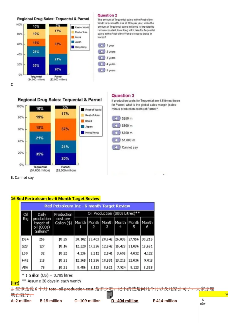 100%命中2014PWC德勤汇丰2014大题库_11、SH-1汇总_11、SH-1汇总_PWC重点内容（也适用于其他公司）_Numerical重点
