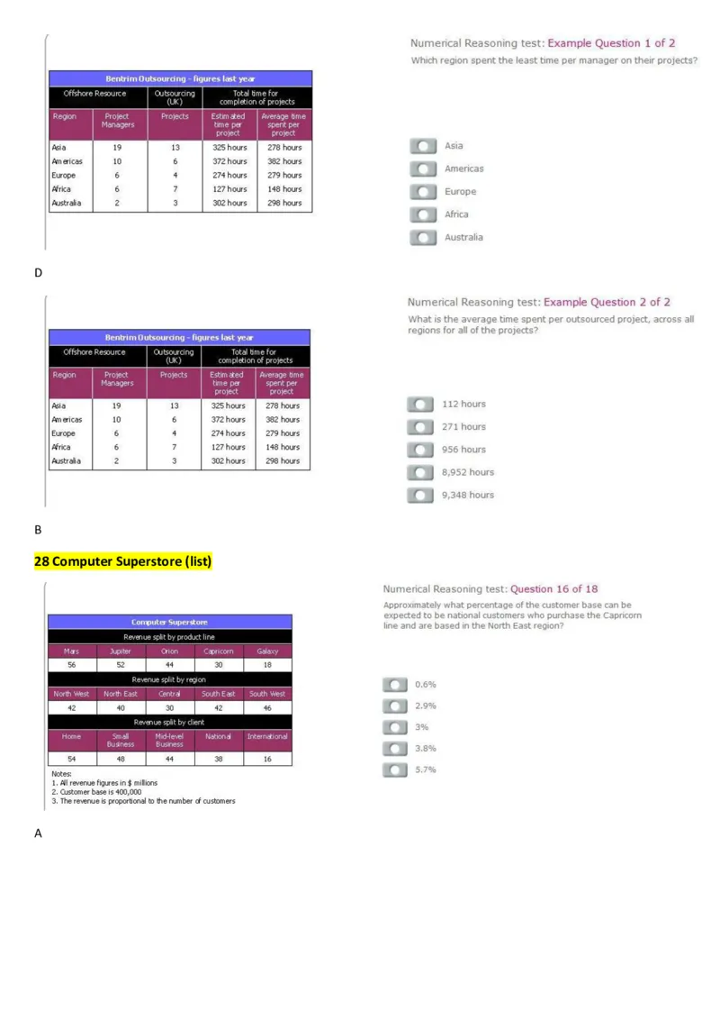 100%命中2014PWC德勤汇丰2014大题库_11、SH-1汇总_11、SH-1汇总_PWC重点内容（也适用于其他公司）_Numerical重点