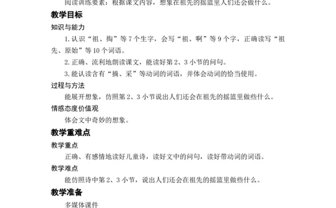 课件23.祖先的摇篮_二年级上下册资料_小学二年级学习资料-25年更新版_2-02、小学二年级语文下册_2-2-3、课件、讲义、教案_《名师教案》语文二年级下册（2022春）_第八单元