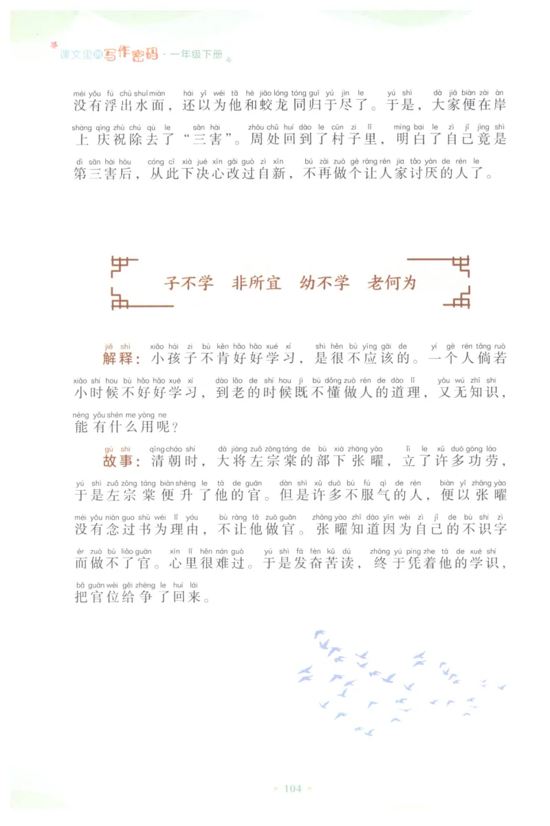 课文里的写作密码一年级下册_一年级上下册资料_小学一年级学习资料-25年更新版_1-02、小学一年级语文下册_3-6-2-1、复习、知识点、归纳汇总_部编（人教）版_看图写话