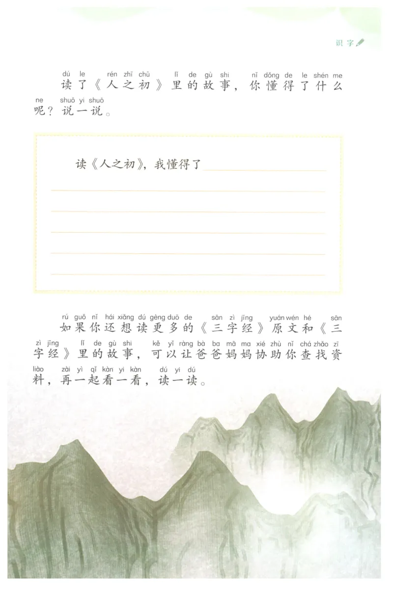 课文里的写作密码一年级下册_一年级上下册资料_小学一年级学习资料-25年更新版_1-02、小学一年级语文下册_3-6-2-1、复习、知识点、归纳汇总_部编（人教）版_看图写话