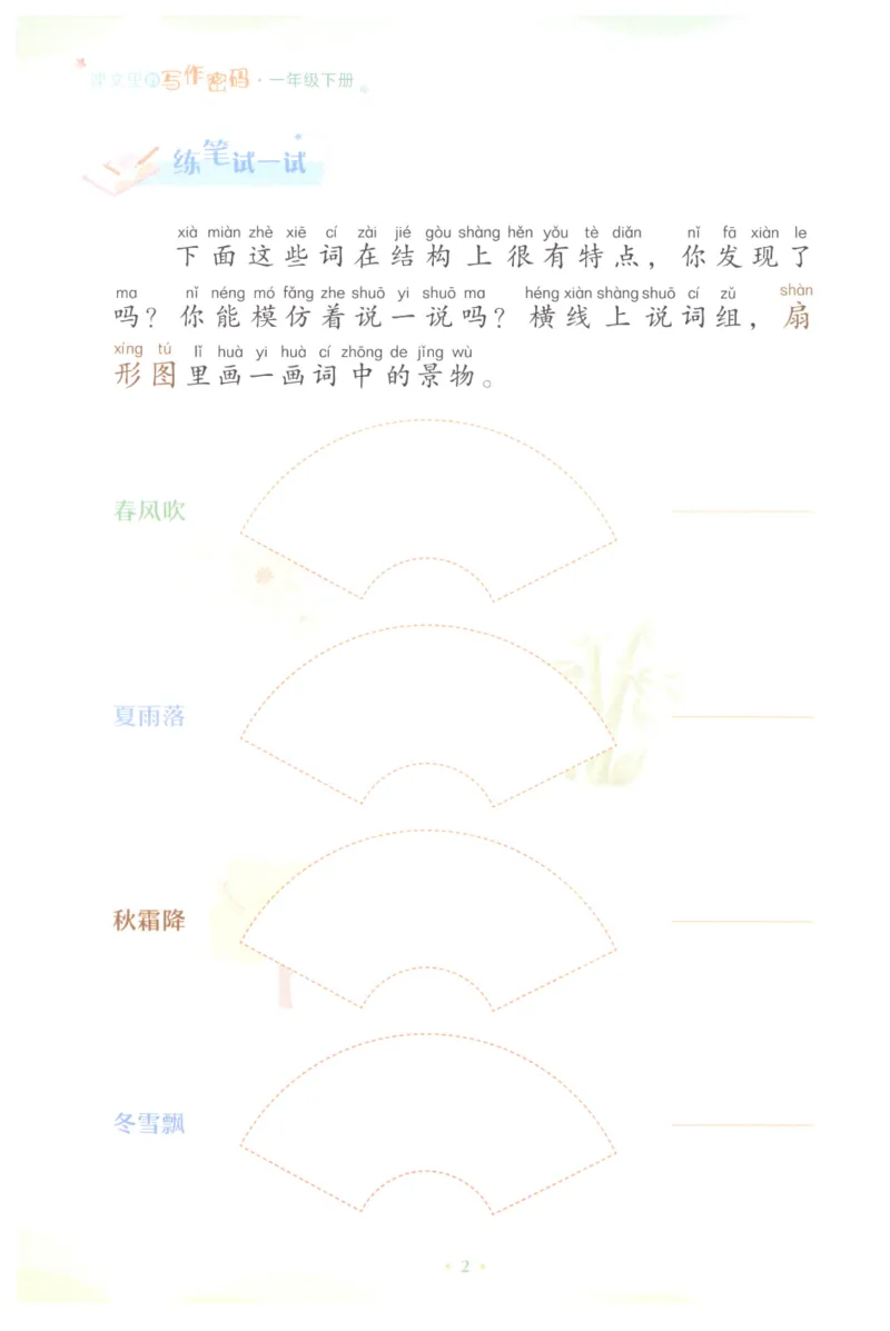 课文里的写作密码一年级下册_一年级上下册资料_小学一年级学习资料-25年更新版_1-02、小学一年级语文下册_3-6-2-1、复习、知识点、归纳汇总_部编（人教）版_看图写话