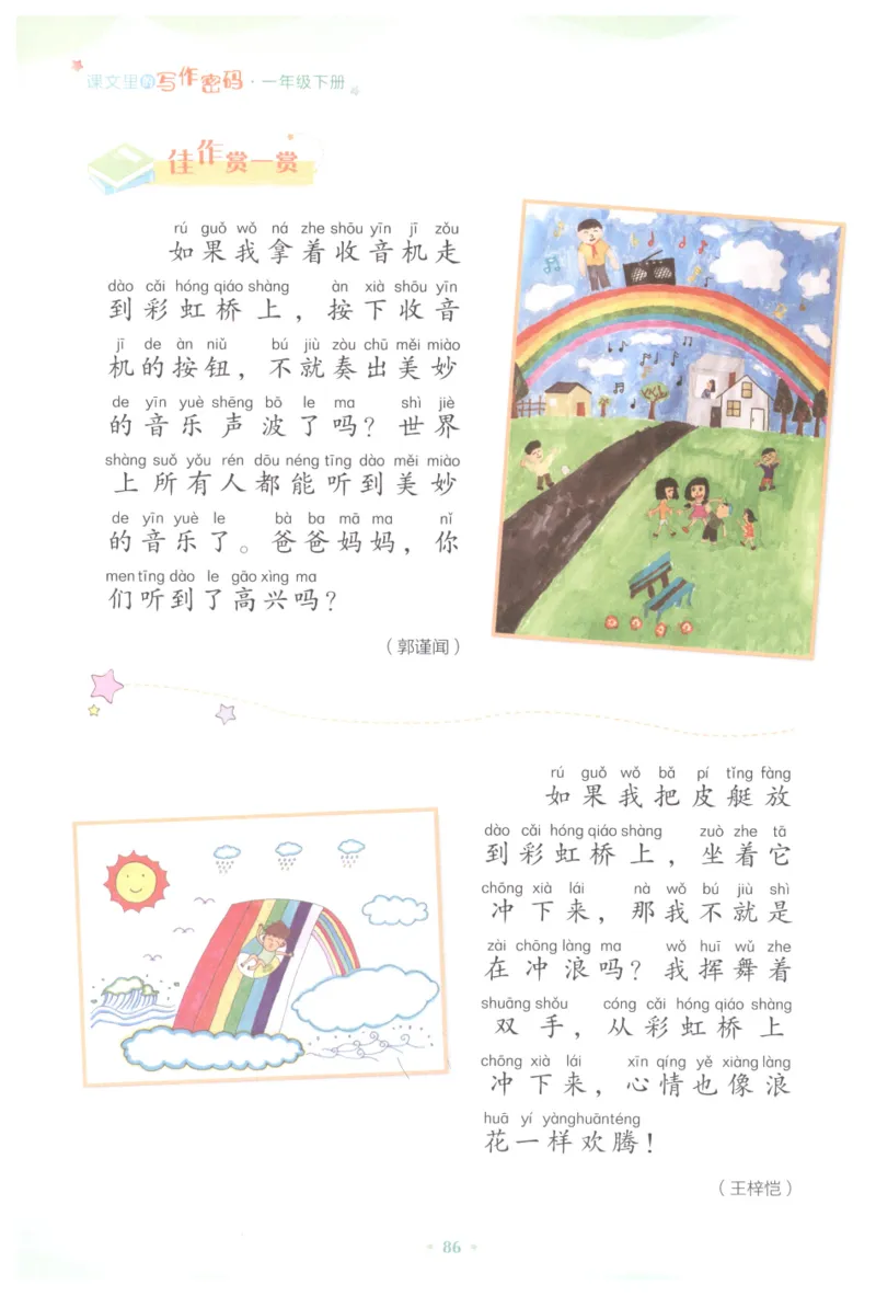 课文里的写作密码一年级下册_一年级上下册资料_小学一年级学习资料-25年更新版_1-02、小学一年级语文下册_3-6-2-1、复习、知识点、归纳汇总_部编（人教）版_看图写话