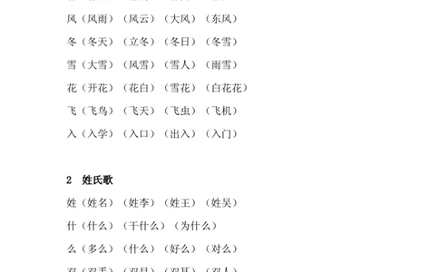 课文知识点_一年级上下册资料_一年级上语数英上下册学习资料_3-6-2、小学一年级语文下册_统编、部编、人教（语文全国统一只有一个版）_1、知识点总结_专项-诗词课文