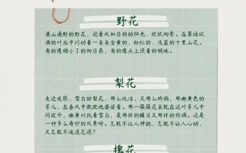 每日晨读（好段欣赏）16页_三年级上下册资料_小学三年级学习资料-25年更新版_3-01、小学三年级语文上册_3-1-5、字贴、书写、晨读_每日晨读