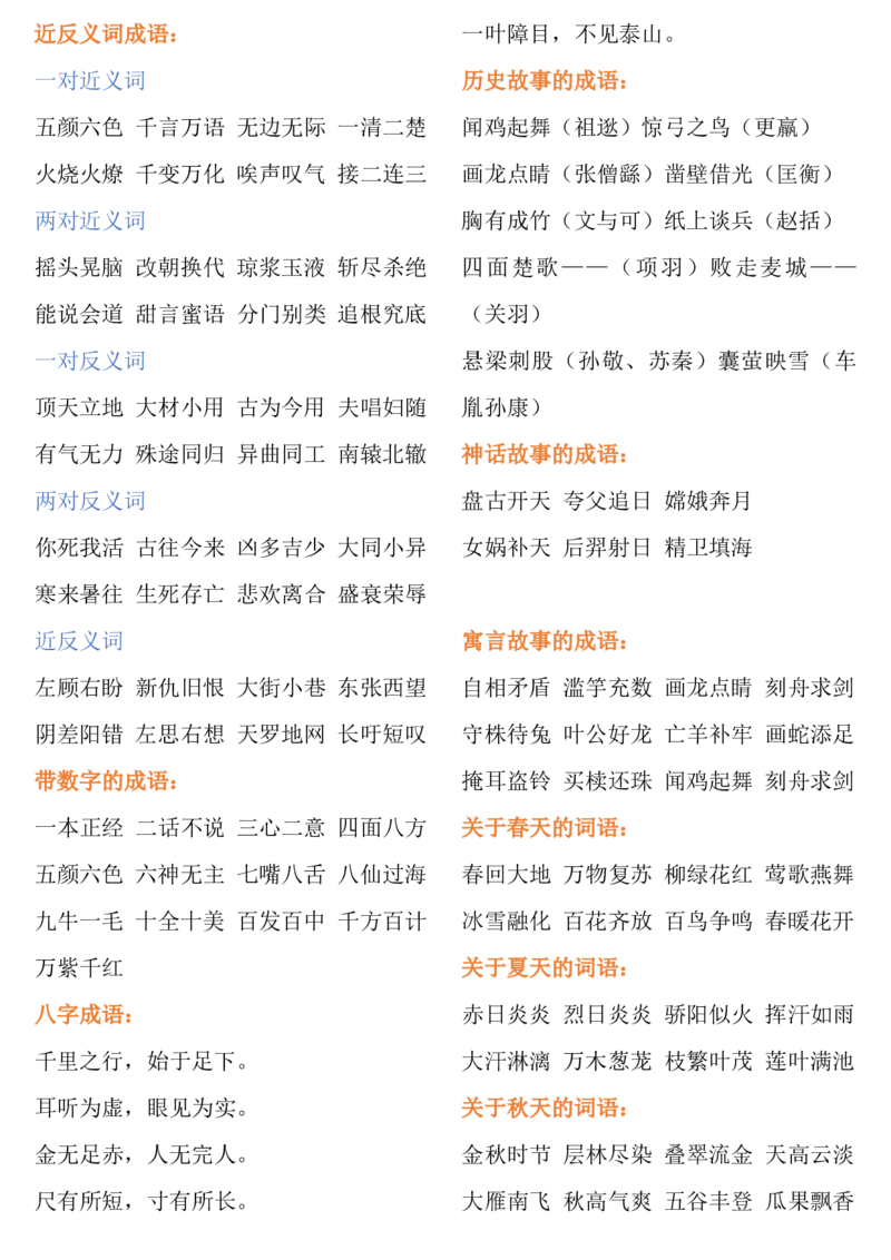 期末复习资料综合整理_一年级上下册资料_一年级上语数英上下册学习资料_3-6-1、小学一年级语文上册_统编、部编、人教（语文全国统一只有一个版）_1、知识点总结_期末总复习