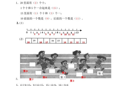 苏教版数学一年级上学期期末测试卷3_一年级上下册资料_小学一年级学习资料-25年更新版_1-03、小学一年级数学上册_苏教版_06、期末试卷_苏教版数学一年级上学期期末测试6套