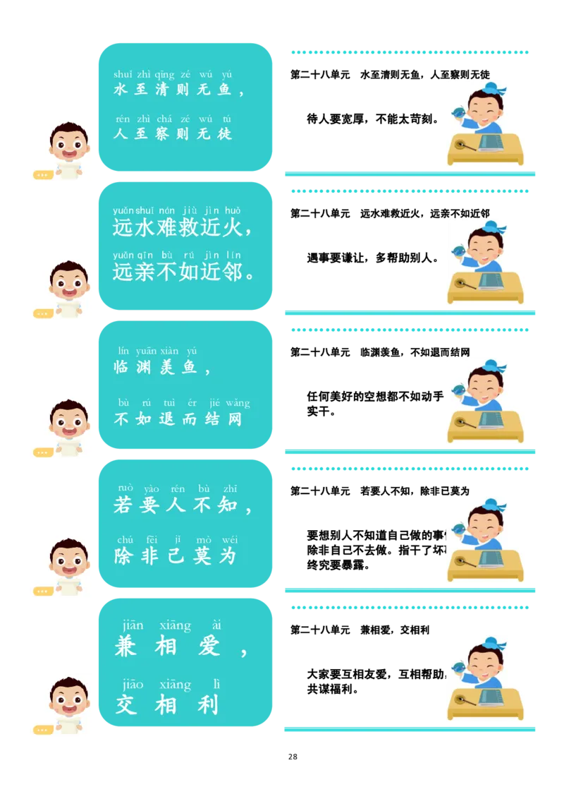 每日晨读（常爸240句小古文）48单元_三年级上下册资料_小学三年级学习资料-25年更新版_3-01、小学三年级语文上册_3-1-5、字贴、书写、晨读_每日晨读