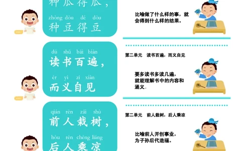每日晨读（常爸240句小古文）48单元_三年级上下册资料_小学三年级学习资料-25年更新版_3-01、小学三年级语文上册_3-1-5、字贴、书写、晨读_每日晨读