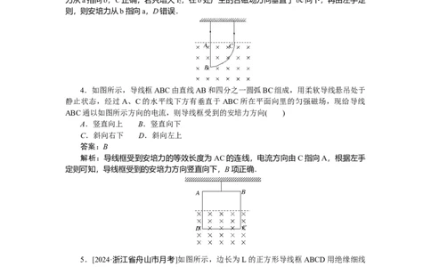 磁场专题63_2025高中教辅（后续还会更新新习题试卷）_2025高中全科《微专题&middot;小练习》_2025高中全科《微专题小练习》_2025版&middot;微专题小练习&middot;物理
