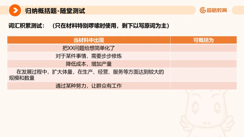 归纳概括专项强化3_2026考公资料_超格合集_公考-夸夸刷2026超格行测+申论（五合一）夸夸刷刷题营_申论_2班_课件